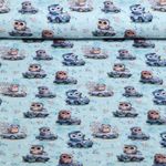 Jersey - Digital Eulen Autos Blau