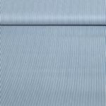 Popeline de coton - mini-rayures Bleu