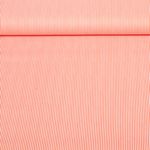 Popeline de coton - mini-rayures Orange