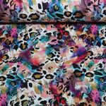 Sommersweat - French Terry Digital Leo Ecru