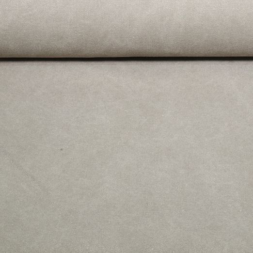 Beschichteter Canvas Waxed Heavy - Uni Taupe