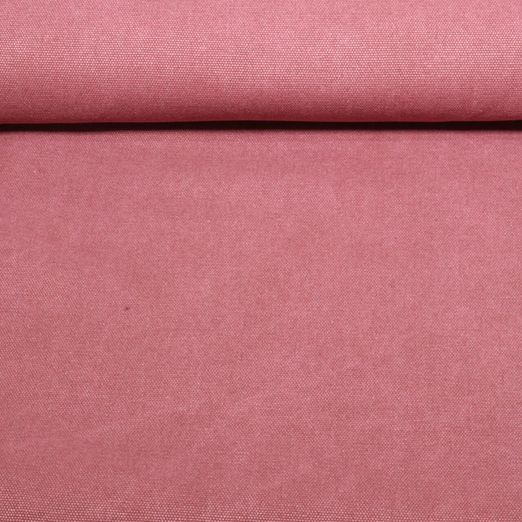 Beschichteter Canvas - Waxed Heavy Uni Weinrot