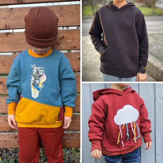 Oversize Hoodie - Lilla Lägereld - Schnittmuster eBook