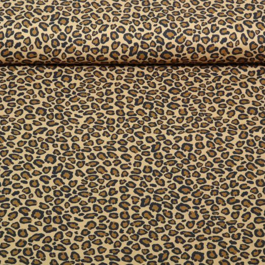 Viskose-Popeline - Leo Karamell