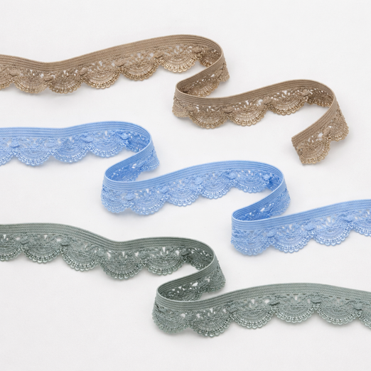 Elastisches Spitzenband - 20mm - Meterware