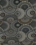 Jersey viscosa bambú - Mandala digital caqui