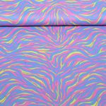 Voile de coton - collection Enjoy Zèbre Bleu