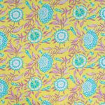 Voile de algodón - colección flores amarillo Voile de algodón - colección flores amarillo