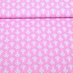 Voile de coton - Collection Enjoy Abstrait Rose