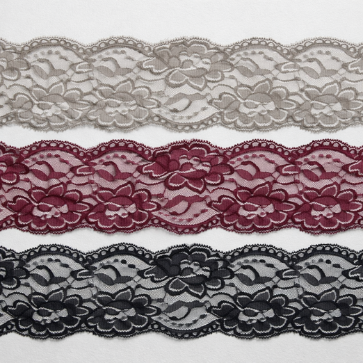 Elastisches Spitzenband XL - 100mm - Meterware