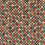 Gobelin - Geometrická kostka vícebarevná zlatá Gobelin - Geometrická kostka vícebarevná zlatá