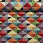 Gobelin - Pyramides géométriques Multicolore