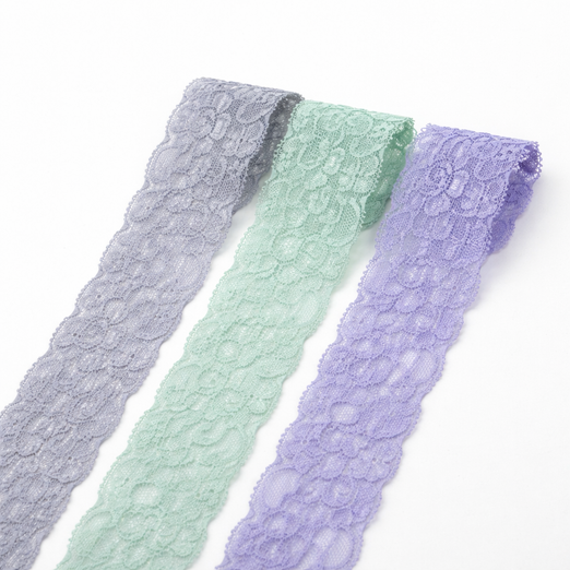 Elastisches Spitzenband - 50mm - Meterware