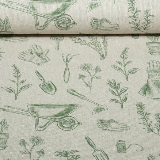 Toile canevas - aspect toile de jardin Beige