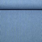 Tissu jeans pantalon - rayures Bleu Tissu jeans pantalon - rayures Bleu