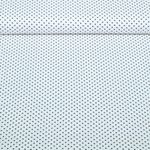 Popeline de coton - Pois Blanc Popeline de coton - Pois Blanc