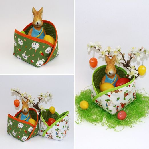 Freebie - Osterkörbchen - Gratis Nähanleitung Freebie - Osterkörbchen - Gratis Nähanleitung