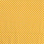 Popelín de algodón - corazones amarillo ocre