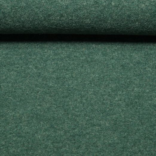 Walkloden Alma - Melange Flaschengrün