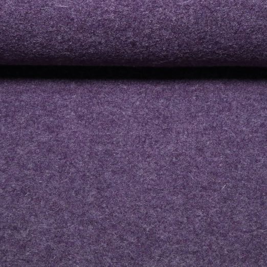 Walkloden Alma - Melange Aubergine Walkloden Alma - Melange Aubergine