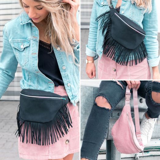 Freebie - Bauchtasche Fransi - Schnittmuster