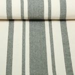 Baumwolle Webware - Küchentuch Streifenmix Beige Khaki