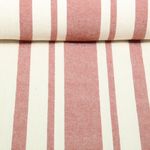 Baumwolle Webware - Küchentuch Streifenmix Beige Terracotta