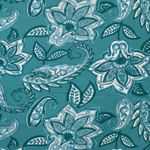 Viskosejersey - Paisley Türkis