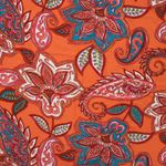 Jersey viscosa - Paisley Naranja Jersey viscosa - Paisley Naranja