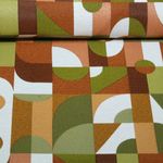 Toile canevas Jacquard - Abstrait Bronze