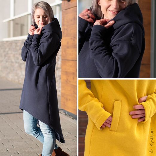 Oversize Hoodie - Skymning - Schnittmuster eBook