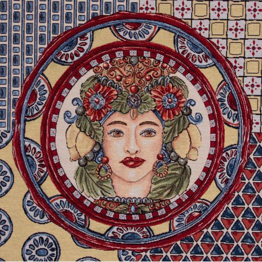 Gobelin Panel - Artist Gesicht Italy Multicolor Gobelin Panel - Artist Gesicht Italy Multicolor