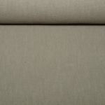 Leinen - Uni Stonewashed Olivgrün