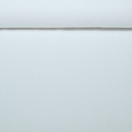 Leinen - Uni Stonewashed Weiß