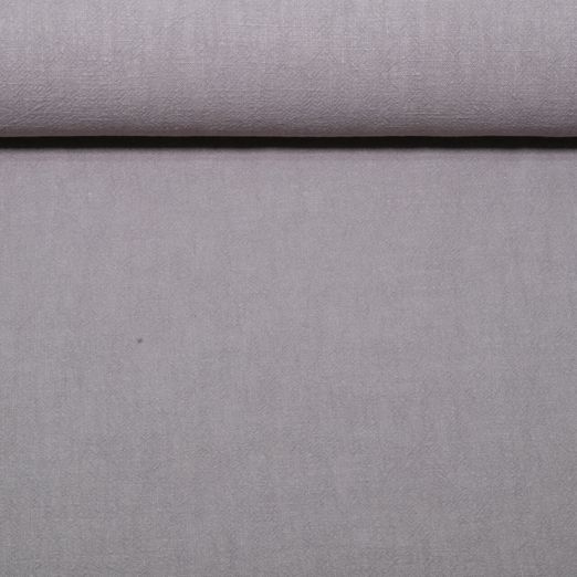 Leinen - Uni Stonewashed Dunkelgrau