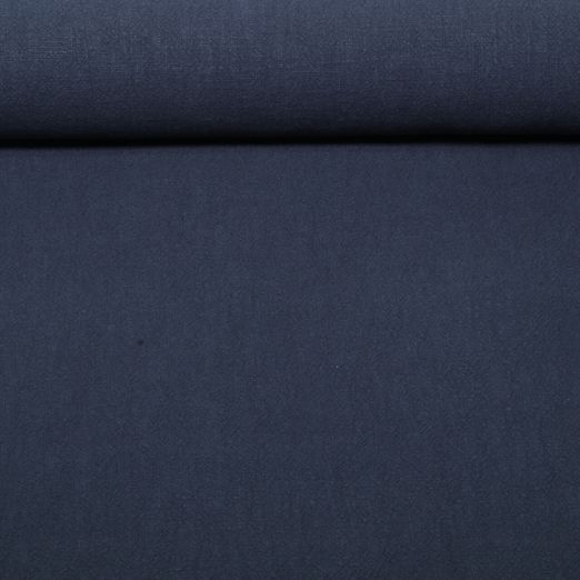 Leinen - Uni Stonewashed Navy