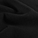 Lino - nero liscio stonewashed