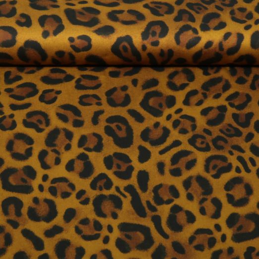 Satin de viscose - Marron clair