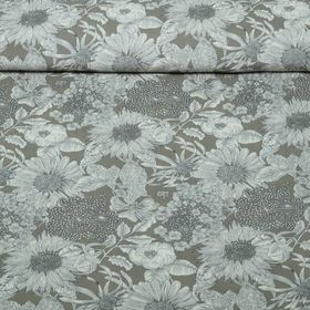 luckoutvintage - Chemisier fleuri blanc vintage des années 1990