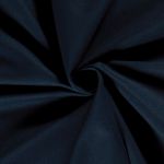 Sergé de coton - Prélavé Uni Bleu marine