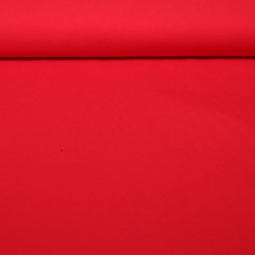 Sergé de coton - Prélavé Uni Rouge