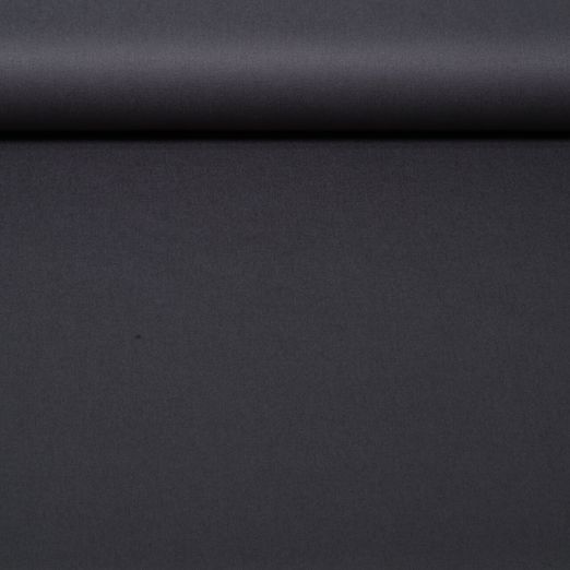 Sergé de coton - Prélavé Uni Gris foncé