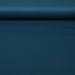 Sergé de coton - Prélavé Bleu pétrole