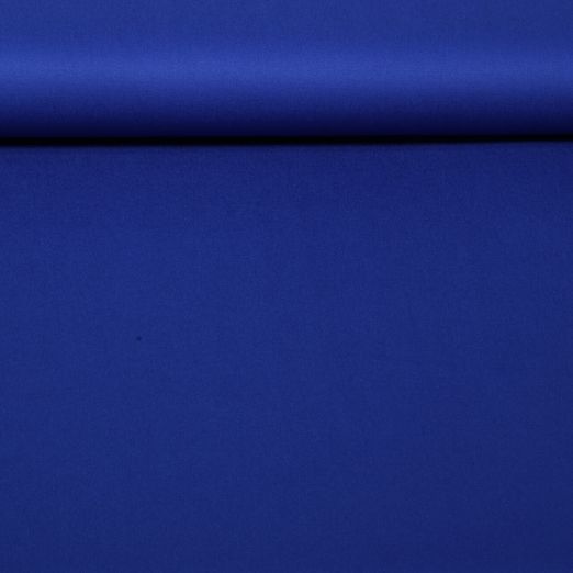 Sergé de coton - Prélavé Uni Bleu roi