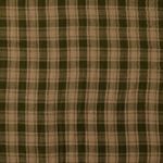 Muslin - dobbeltsidet ternet og stribet brun-grøn Muslin - dobbeltsidet ternet og stribet brun-grøn