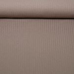 Rippjersey Birte - Uni Taupe Breitripp