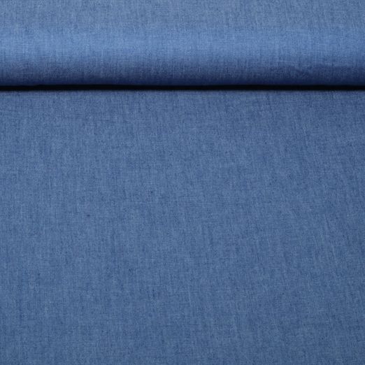 Blusenjeans - Vorgewaschen Uni Blau
