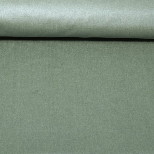 Coton enduit Laura - Uni Vert menthe clair