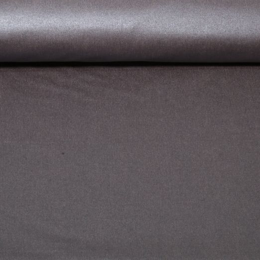 Beschichtete Baumwolle Laura - Uni Kaffeebraun