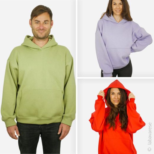 Unisex Hoodie - Schnittmuster eBook